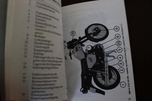 MZ ETZ125 150 251 1989 motorrad betriebsanleitung ETZ, Motoren, Handleidingen en Instructieboekjes, Overige merken, Ophalen of Verzenden