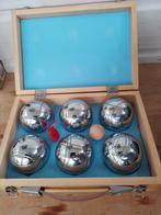 Jeu de boules  ballen set in kistje, Ophalen of Verzenden, Zo goed als nieuw
