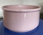 3x Bloempot (c.q. fruitbak)- roze - aardewerk - totaal €7.50, Tuin en Terras, Ophalen of Verzenden, Nieuw, Rond, Aardewerk
