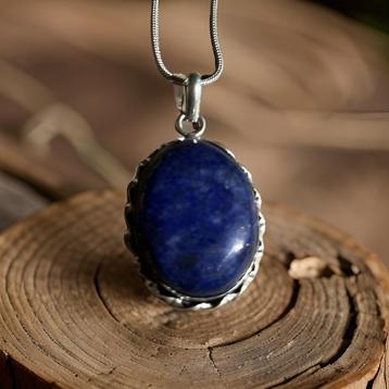 Lapis Lazuli Ketting Zilver (925) 