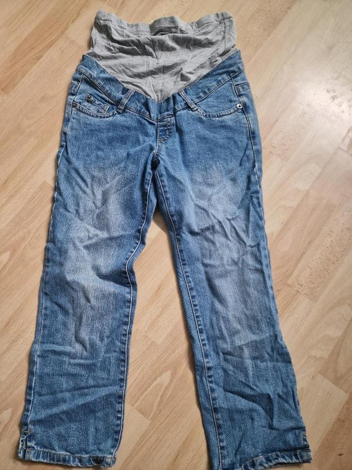 positiebroek/spijkerbroek, maat 34, Kleding | Dames, Positiekleding, Zo goed als nieuw, Broek of Spijkerbroek, Maat 34 (XS) of kleiner