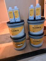 Pallmann P8 Parketlijm + Verharder & Primer - Nieuw!, Doe-het-zelf en Verbouw, 10 tot 15 liter, Ophalen, Nieuw, Wit