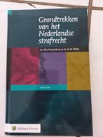 Grondtrekken van het Nederlands strafrecht, Boeken, Studieboeken en Cursussen, Overige niveaus, Ophalen of Verzenden, Zo goed als nieuw