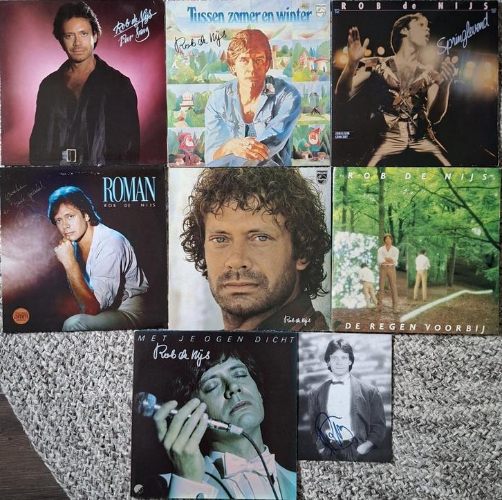 Lp's partij  Rob de Nijs van 7 stuks, Cd's en Dvd's, Vinyl | Pop, Gebruikt, 1980 tot 2000, 12 inch, Ophalen of Verzenden