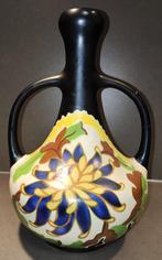 Gouds plateel oorvaas, Antiek en Kunst, Antiek | Keramiek en Aardewerk, Ophalen of Verzenden