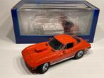 Motorbox Corvette 1967 - oranje - 1:18, Zo goed als nieuw, Verzenden