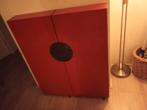 Rode Kast met Deuren, Modern, 150 tot 200 cm, 25 tot 50 cm, Overige houtsoorten