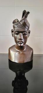Indonesische Mannenbuste, Antiek en Kunst, Ophalen of Verzenden