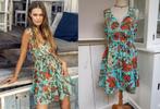 Miss June Jurk Pacific Turquoise 🍂🍂🍂, Kleding | Dames, Nieuw, Verzenden, Blauw, Boven de knie