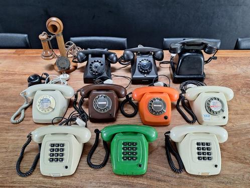 div. PTT telefoon draaischijf vintage zwarte bakeliet antiek, Telecommunicatie, Vaste telefoons | Niet Draadloos, Gebruikt, Bakeliet