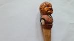 Oude houten flessenstop figuur, Antiek en Kunst, Ophalen of Verzenden