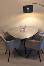 Mooie hoogwaardige HPL eetkamertafel, Ophalen, 200 cm of meer, 50 tot 100 cm, Zo goed als nieuw