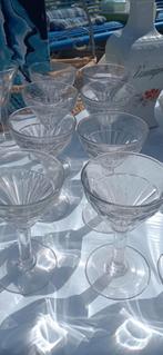 Franse Coupe Glazen - Vintage Jaren 50, Ophalen of Verzenden
