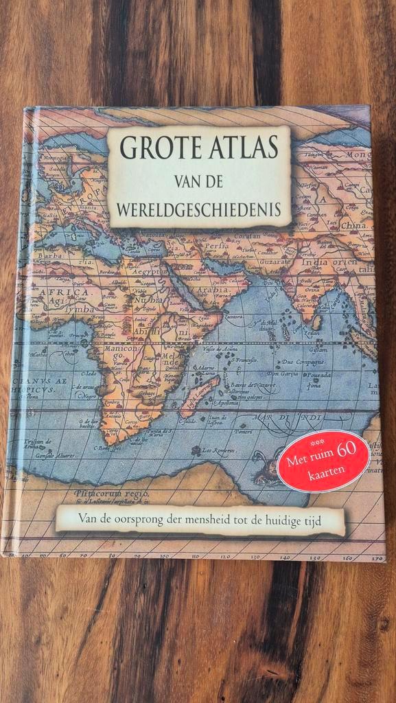 Grote Atlas van de Wereldgeschiedenis, Boeken, Atlassen en Landkaarten, Zo goed als nieuw, Overige atlassen, Wereld, 1800 tot 2000