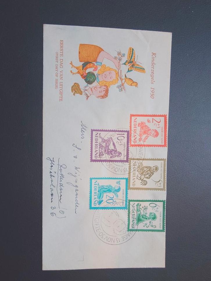 Zeldzame Eerstedagenenvelop FDC oa BR5 & 10 + rode kruis, Postzegels en Munten, Postzegels | Eerstedagenveloppen, Nederland, Ophalen of Verzenden