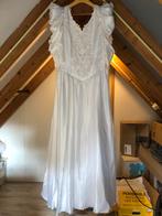 Mooie wit zijden glans trouwjurk., Kleding | Dames, Ophalen of Verzenden, Gedragen, Wit, Trouwjurk