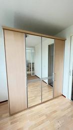 Grote kledingkast met spiegeldeuren - 200x225x60, Ophalen, Overige materialen, Gebruikt, 200 cm of meer