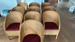 10x Lord Loom rieten stoelen, Huis en Inrichting, Stoelen, Ophalen, Gebruikt, Bruin, Riet of Rotan