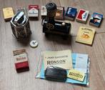 Verzameling vintage rookartikelen aanstekers / lucifers enz., Verzenden, Gebruikt, Overige typen