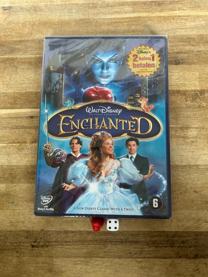 Disney Enchanted DVD, Cd's en Dvd's, Dvd's | Kinderen en Jeugd, Nieuw in verpakking, Film, Komedie, Vanaf 6 jaar, Ophalen of Verzenden