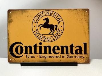 Continental banden metalen reclamebord (Old Look)