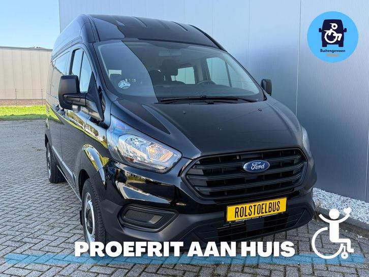 Ford Transit Custom Facelift Rolstoelbus (2019 model) 3+1 ro, Auto's, Bestelauto's, Bedrijf, Te koop, Aangepast voor mindervaliden
