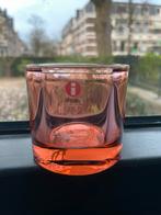 Iittala kivi waxinelichtje salmon pink, Ophalen of Verzenden, Zo goed als nieuw, Overige materialen, Minder dan 25 cm