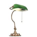 Notarislamp / bankierslamp (scheef scharnier, klein prijsje), Ophalen of Verzenden, Nieuw, Glas, Minder dan 50 cm