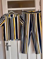 Zara gestreepte set, Kleding | Dames, Maat 38/40 (M), Blauw, Ophalen of Verzenden, Zo goed als nieuw
