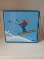 Vintage Kuifje Delacre blik, Herge Moulinsart 2003, Verzamelen, Ophalen of Verzenden, Kuifje, Gebruikt, Beeldje of Figuurtje