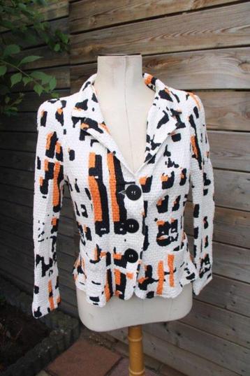 Jasje/ Vest creme/ oranje ML Collections mt 44 Vaste prijs beschikbaar voor biedingen