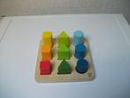 Hape vormen en kleuren sorteerder 9 delig, Ophalen of Verzenden, Gebruikt, Overige typen