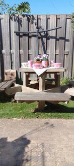Kinderpicknicktafel, Tuin en Terras, Ophalen, Zo goed als nieuw, Rechthoekig, Kinderpicknicktafel