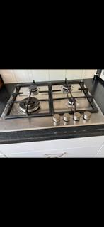 Gaskookplaat inhouw, Witgoed en Apparatuur, Kookplaten, Ophalen, Gebruikt, 4 kookzones, Inbouw
