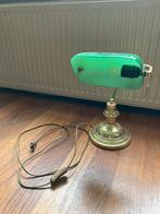 Te koop bibliotheek lamp, Huis en Inrichting, Lampen | Tafellampen, Ophalen, Chesterfield, Minder dan 50 cm, Glas