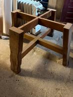Salontafel onderstel hout, Huis en Inrichting, Ophalen, 100 tot 150 cm, 50 tot 100 cm, Zo goed als nieuw
