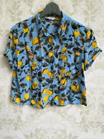24Colours citroenen blouse top XS /S, Ophalen of Verzenden, Zo goed als nieuw, Maat 34 (XS) of kleiner, Korte mouw