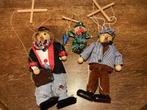 3 Marionetten Poppen. Clown, Bakker, Goochelaar. 1960-70., Ophalen of Verzenden, Zo goed als nieuw, Overige thema's, Pons of Mal