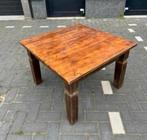 Houten robuuste salontafel met prachtige poten, Ophalen