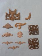 Houten sierstukken voor klokken, Antiek en Kunst, Ophalen of Verzenden