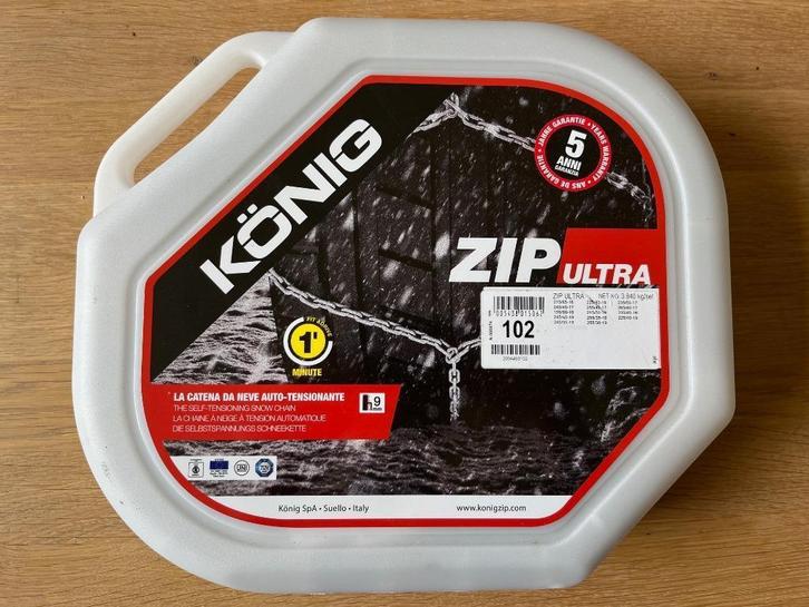 Sneeuwketting - Konig Zipp Ultra 102 - 9mm, Auto diversen, Sneeuwkettingen, Nieuw, Ophalen of Verzenden