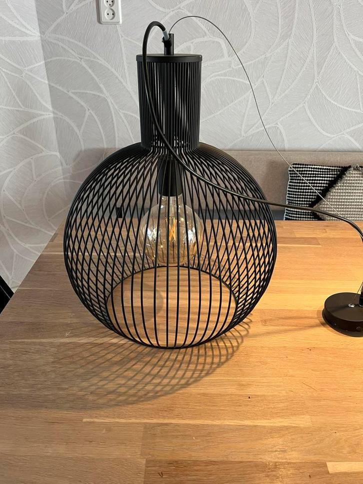 Mooie hanglamp zwart, Huis en Inrichting, Lampen | Hanglampen, Zo goed als nieuw, Minder dan 50 cm, Ophalen