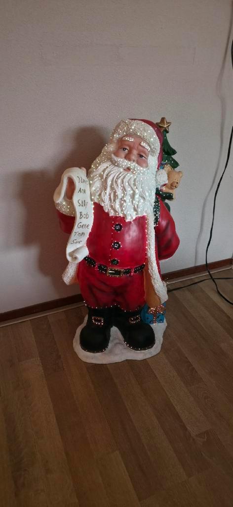 Kerstman met verlichting 65 cm hoog, Diversen, Kerst, Zo goed als nieuw, Ophalen of Verzenden