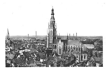 976533 Breda Panorama N Br 1939 Gelopen met postzegel beschikbaar voor biedingen
