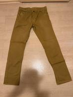 Heren spijkerbroek mt: M beige, Ophalen of Verzenden, Zo goed als nieuw, Maat 52/54 (L), Beige