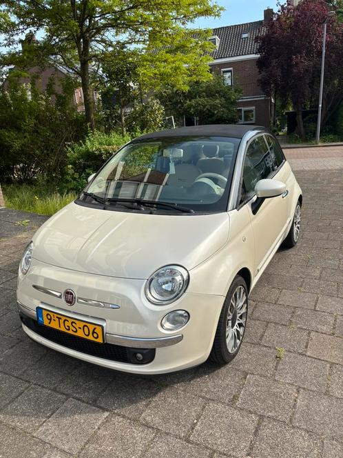 Fiat 500 0.9 Twinair 2014 Wit, Auto's, Fiat, Particulier, 500C, Airbags, Airconditioning, Bluetooth, Climate control, Elektrische ramen