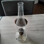 Hele Oude Petroleum Lamp met merkjes!, Antiek en Kunst, Antiek | Lampen, Ophalen of Verzenden