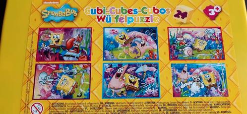 Spongebob blokpuzzel 24 stukjes 3+jaar, Kinderen en Baby's, Speelgoed | Vtech, Zo goed als nieuw, Ophalen of Verzenden