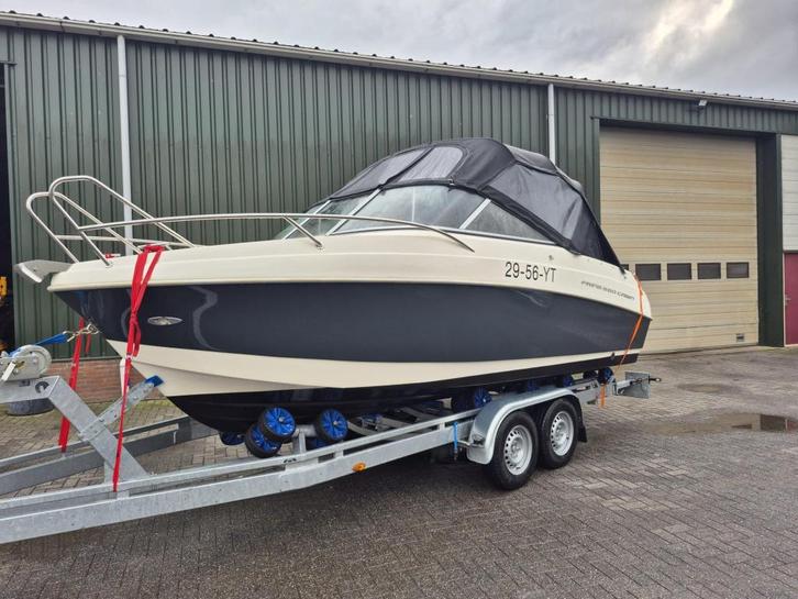 Prins 580 Cabin zeer net! Honda F115 Injectie, Watersport en Boten, Motorboten en Motorjachten, Gebruikt, Polyester, Tot 6 meter