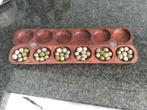 Mankala: moroccan, arabian africane wooden, hand gesneden, Een of twee spelers, Ophalen, Zo goed als nieuw